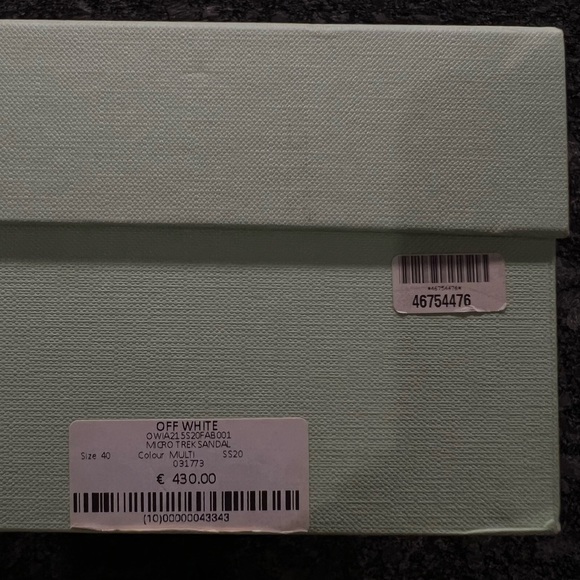 OFF—WHITE MULTI TREK SANDALS SIZE 10 - Picture 5 of 7